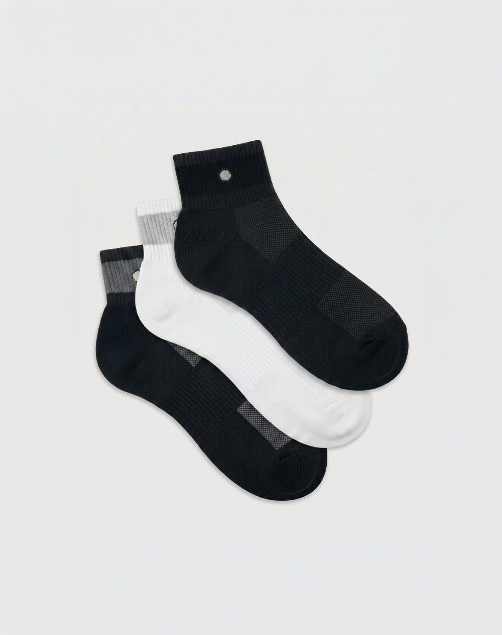 Medias deportivas hombre tobilleras microfibra pack x3 surtido