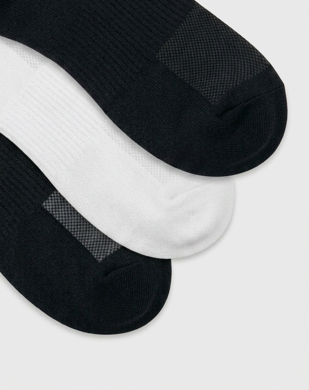 Medias deportivas hombre tobilleras microfibra pack x3 surtido