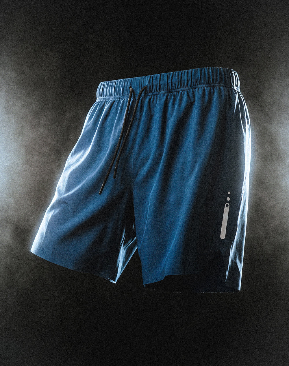 Pantaloneta deportiva ciclista interno azul hombre
