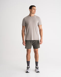 Pantaloneta deportiva ciclista interno negra verde hombre
