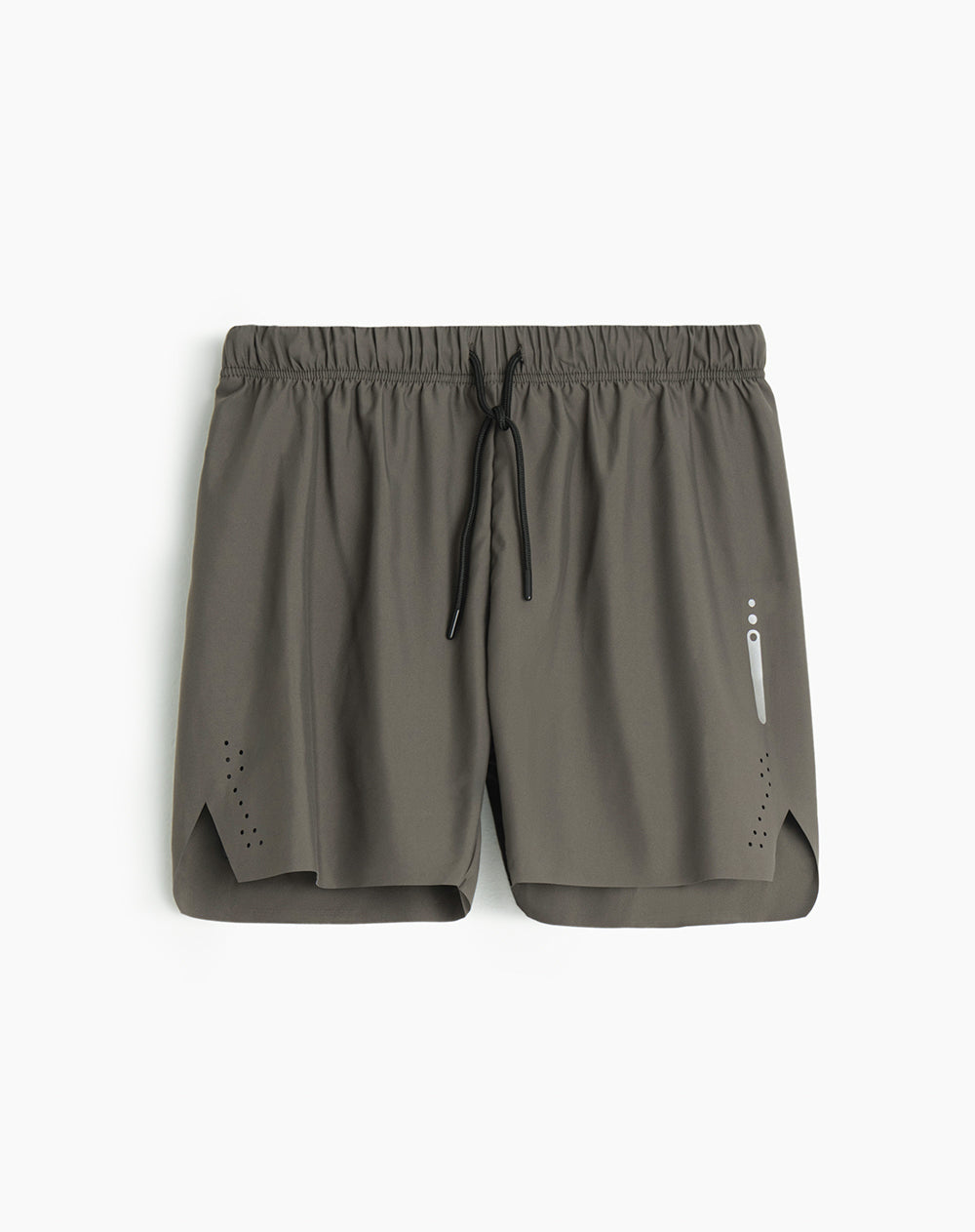 Pantaloneta deportiva ciclista interno negra verde hombre