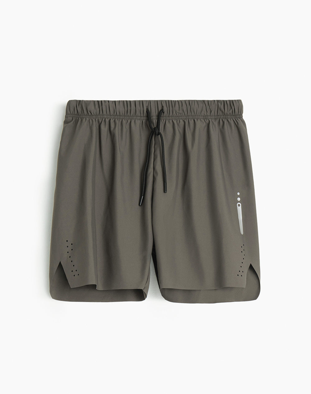 Pantaloneta deportiva ciclista interno negra verde hombre