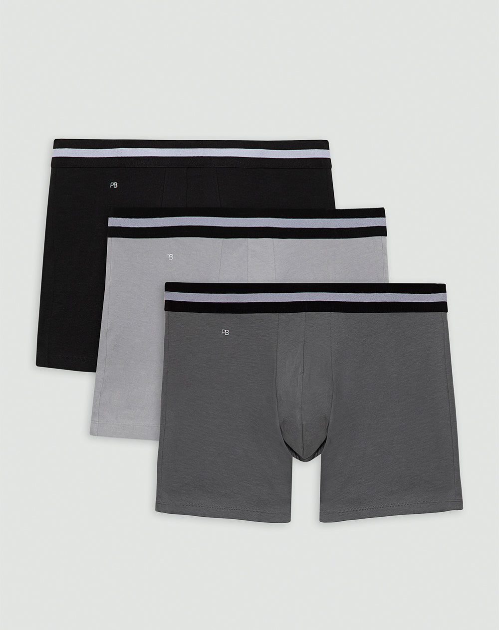 Boxér medio ajustado x3unds surtidos