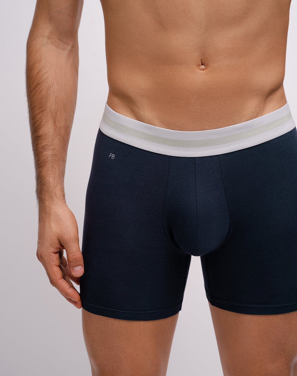 Bóxer medio panel amplio x3unds surtido