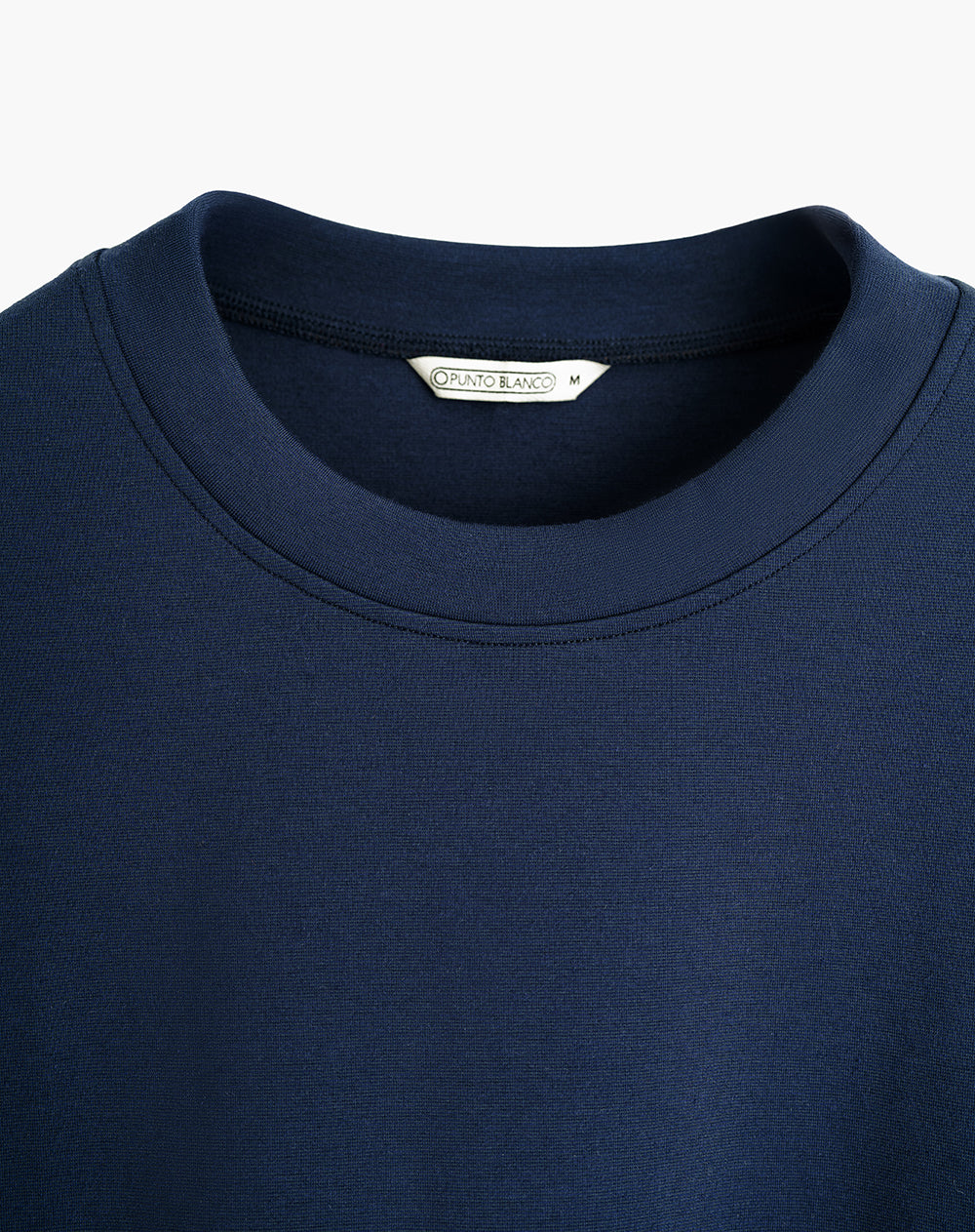 Camiseta oversize algodón azul mujer
