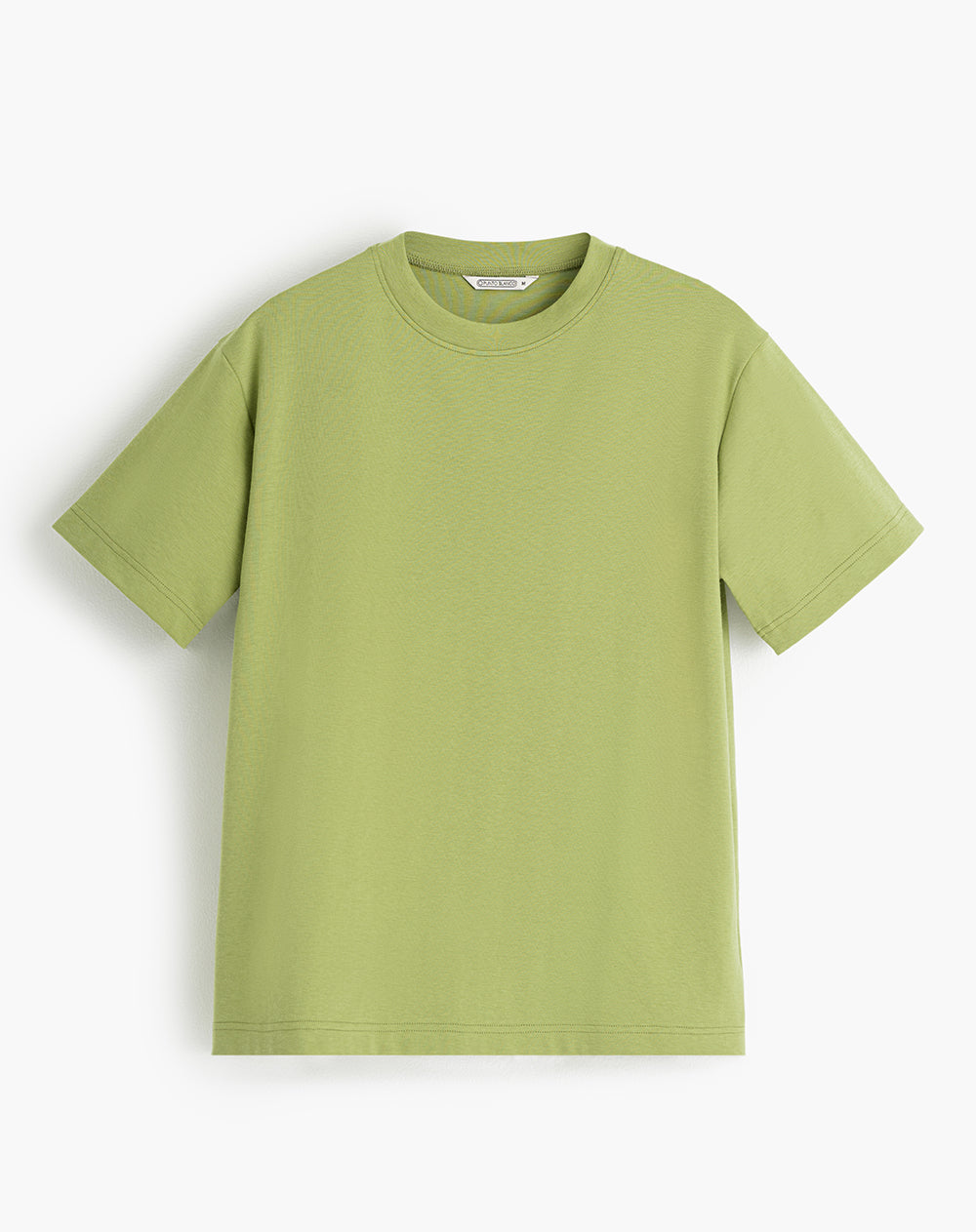 Camiseta algodón sostenible verde mujer