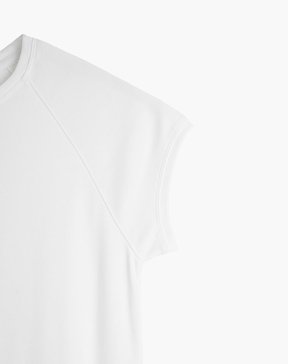 Camiseta slim algodón blanca mujer