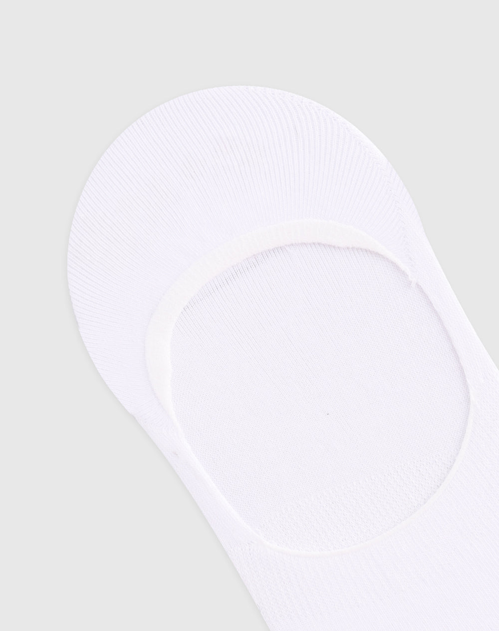 Medias para mujer baletas antideslizante en talón blancas
