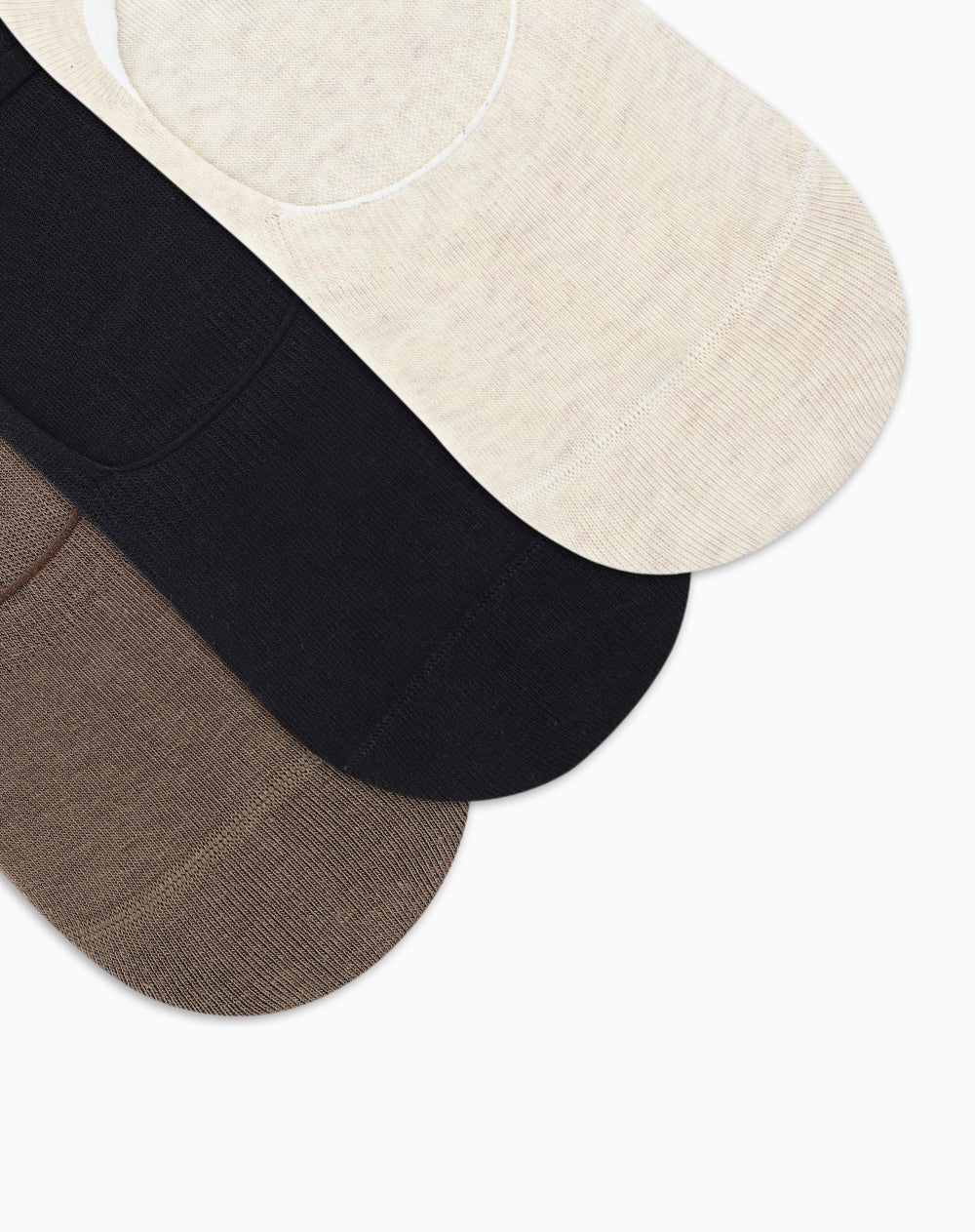 Medias mujer baleta antideslizante en talón pack x3 surtido