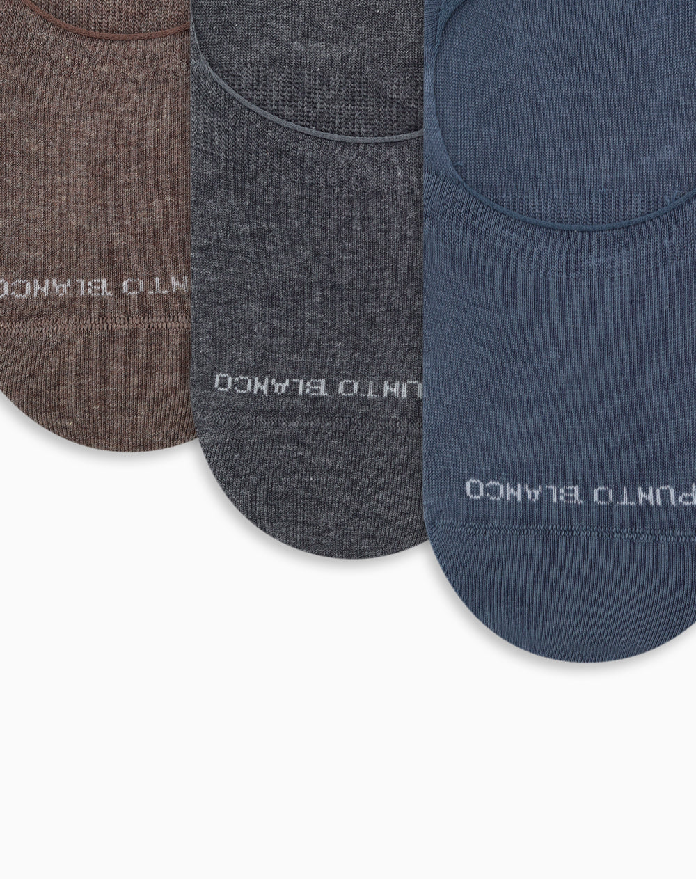 Medias hombre baleta antideslizante en talón pack x3 surtido