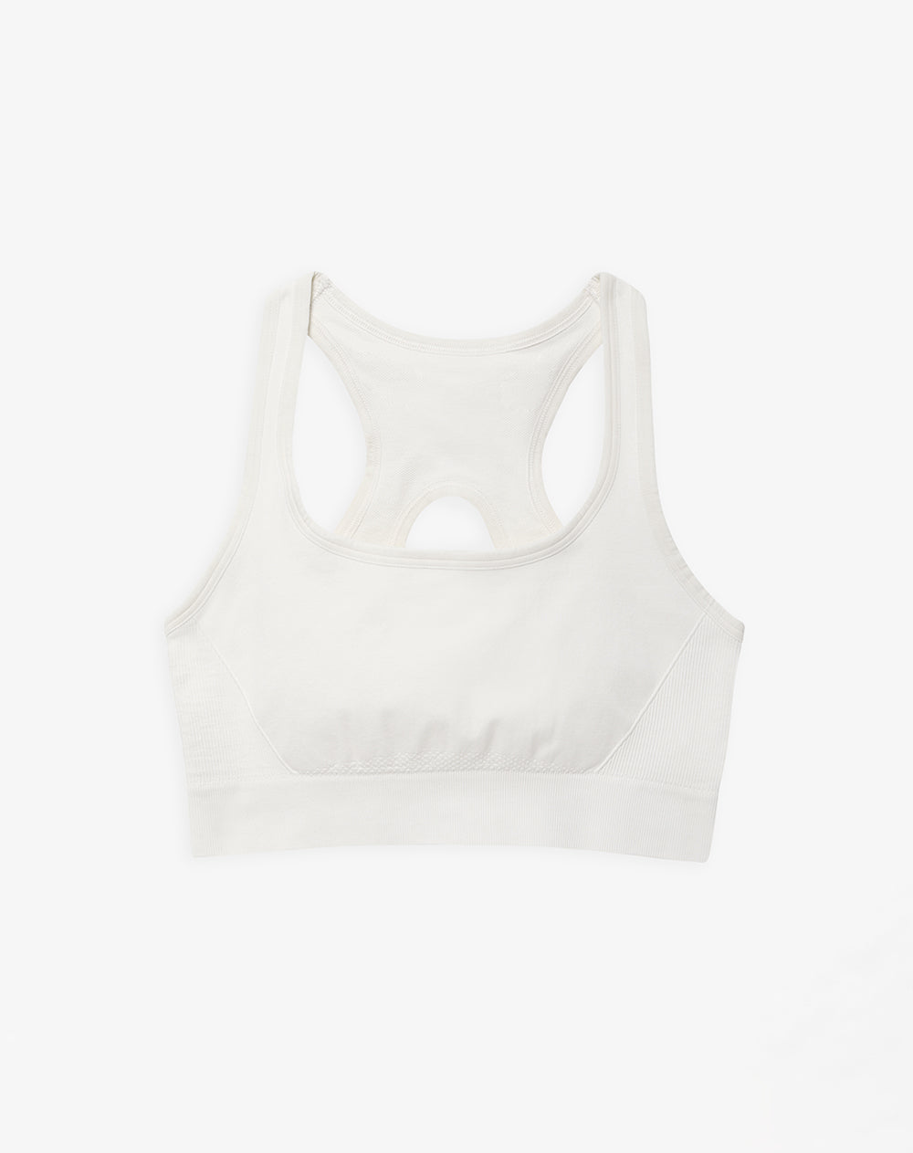 Top tiras anchas soporte alto blanco