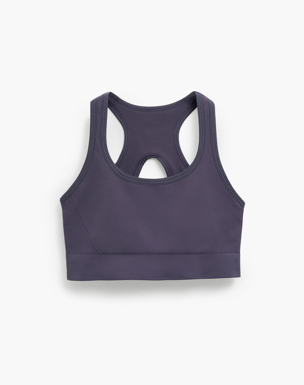 Top deportivo soporte alto morado