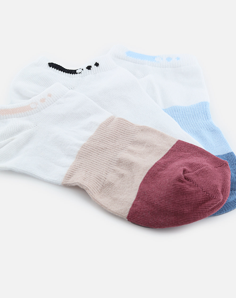 Medias deportivas mujer tobillera corta pack x3 surtido