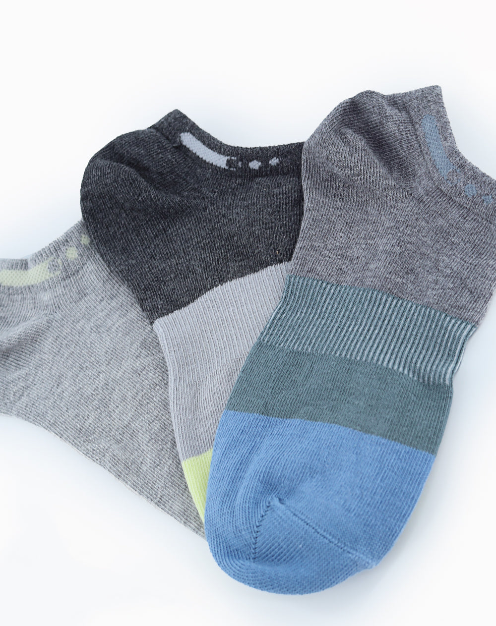 3 pares de medias tobilleras surtido