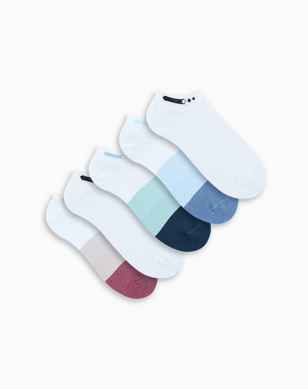 5 pares de medias tobilleras surtido
