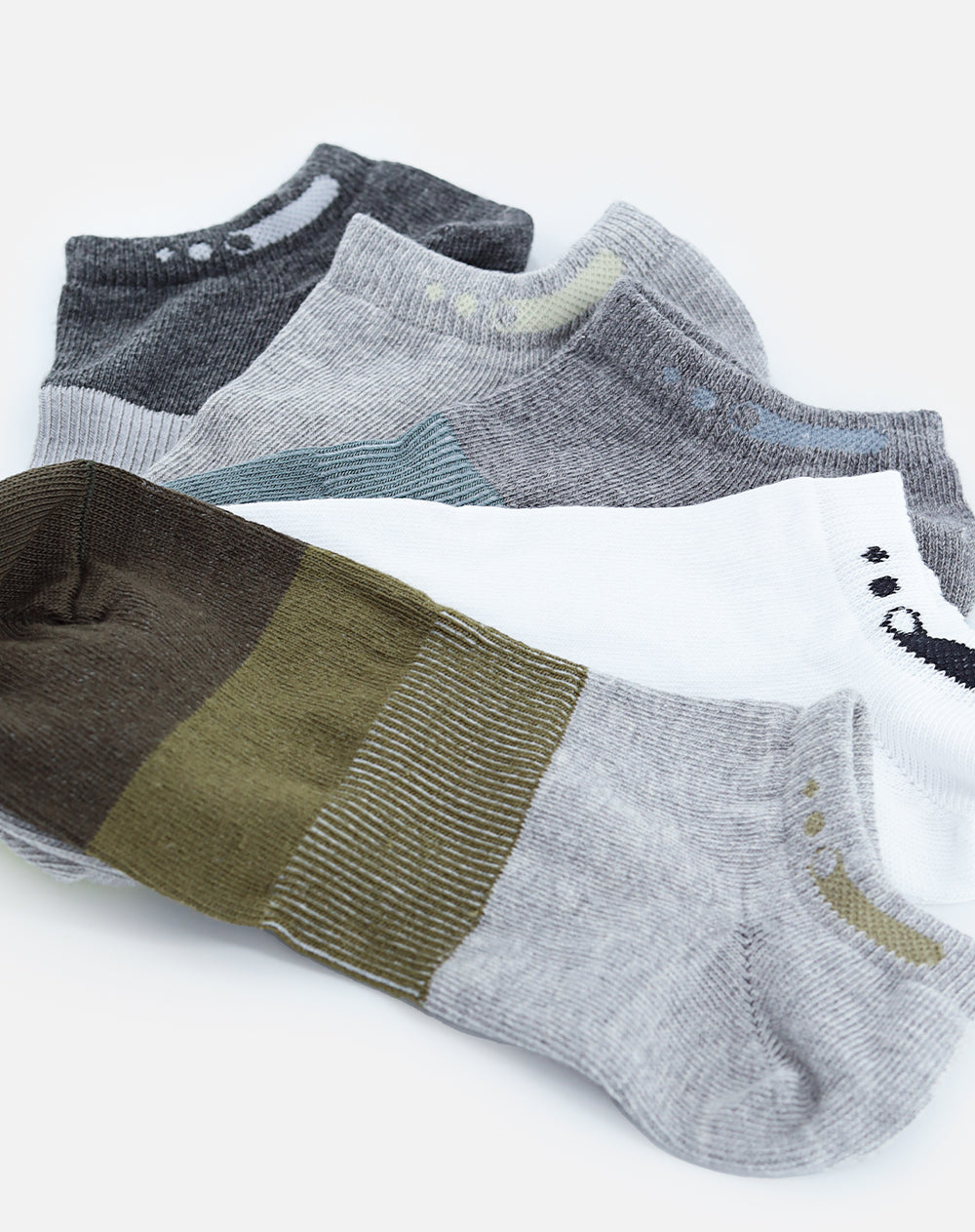 5 pares de medias tobilleras surtido