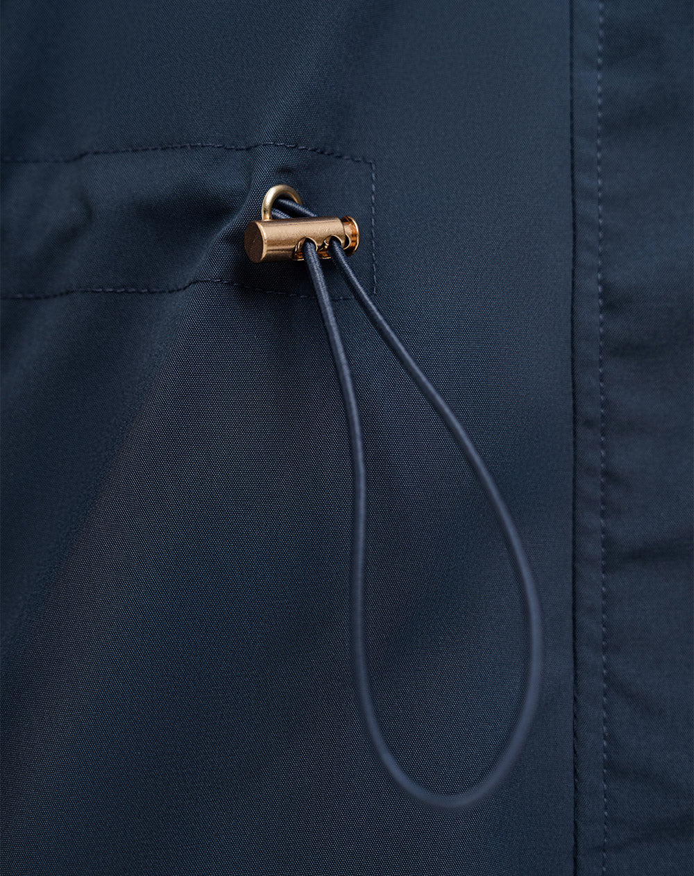 Chaqueta New Ozette loose fit con capucha azul