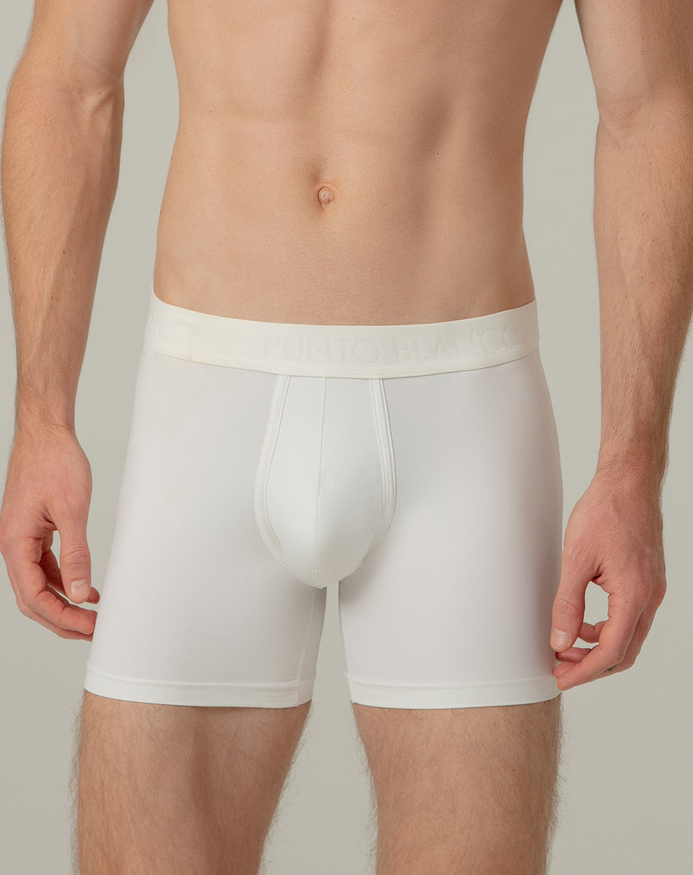 Bóxer deportivo medio microfibra x3unds blanco