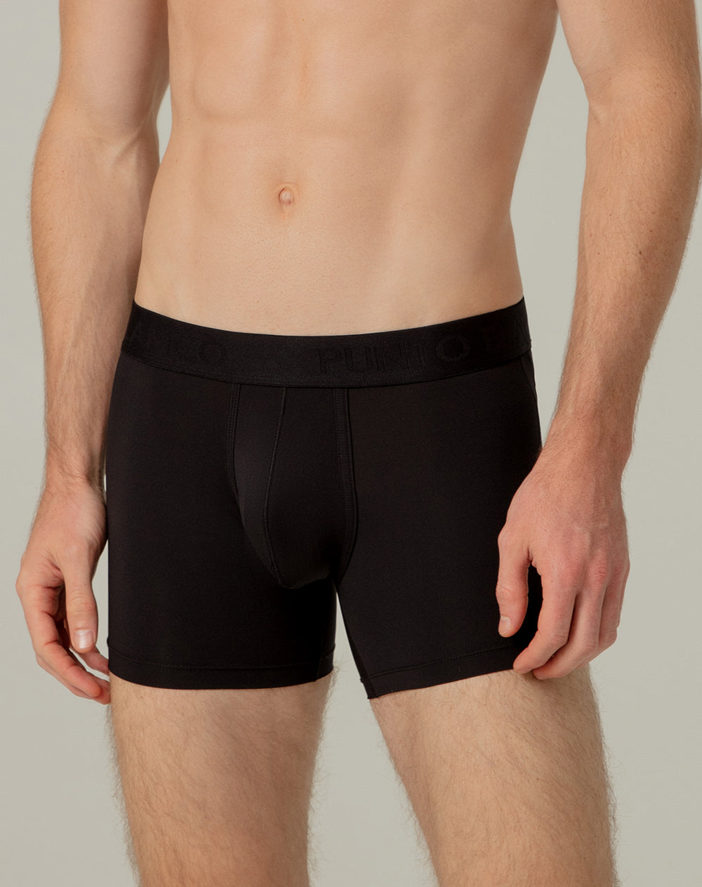Bóxer deportivo medio microfibra x3unds negro