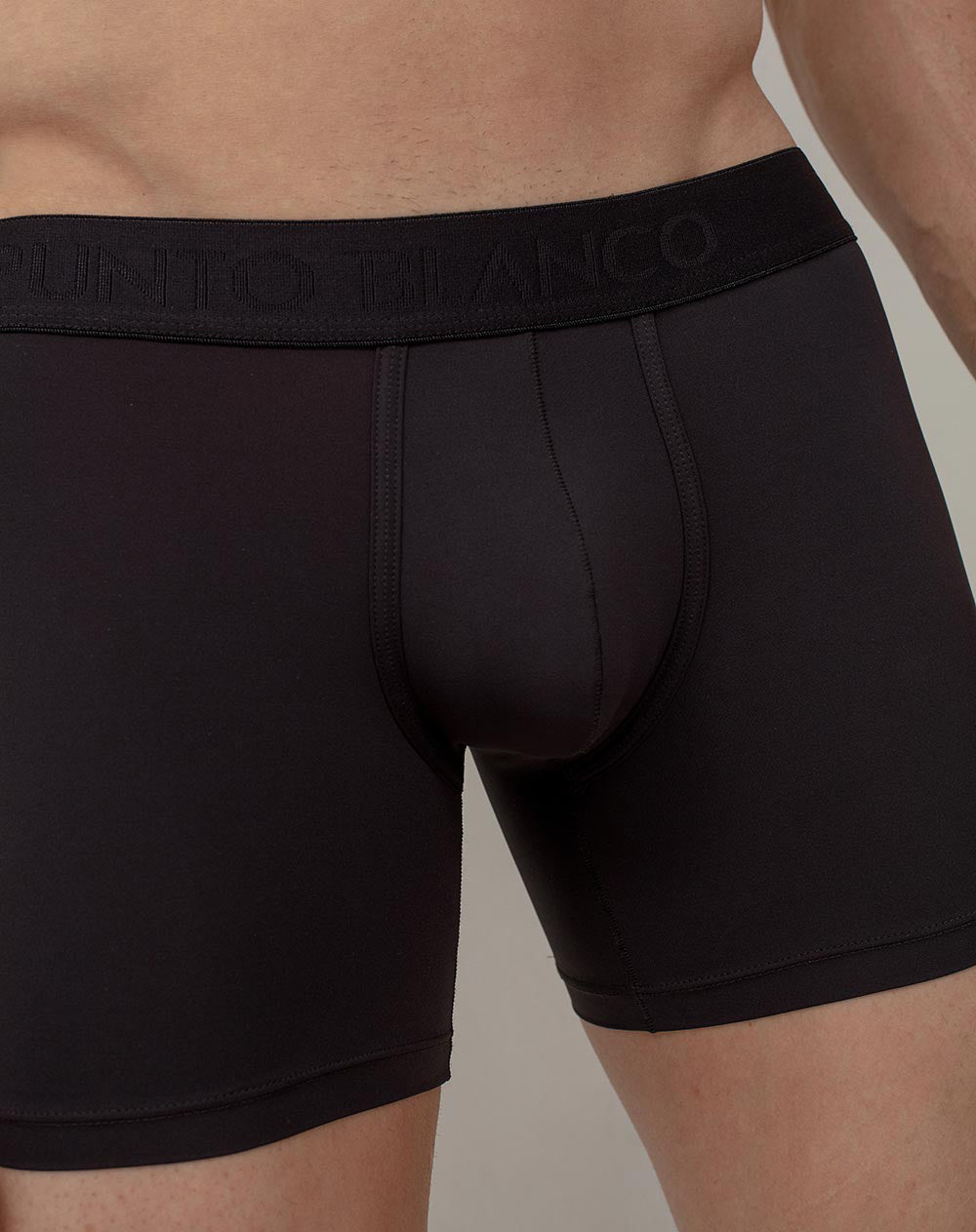 Bóxer deportivo medio microfibra soporte en copa x3unds negro