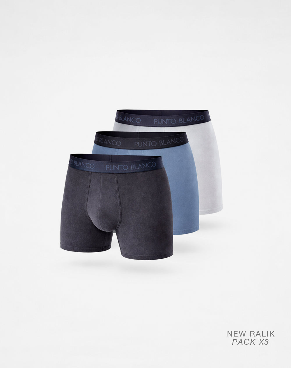 Bóxer deportivo medio microfibra x3unds surtido