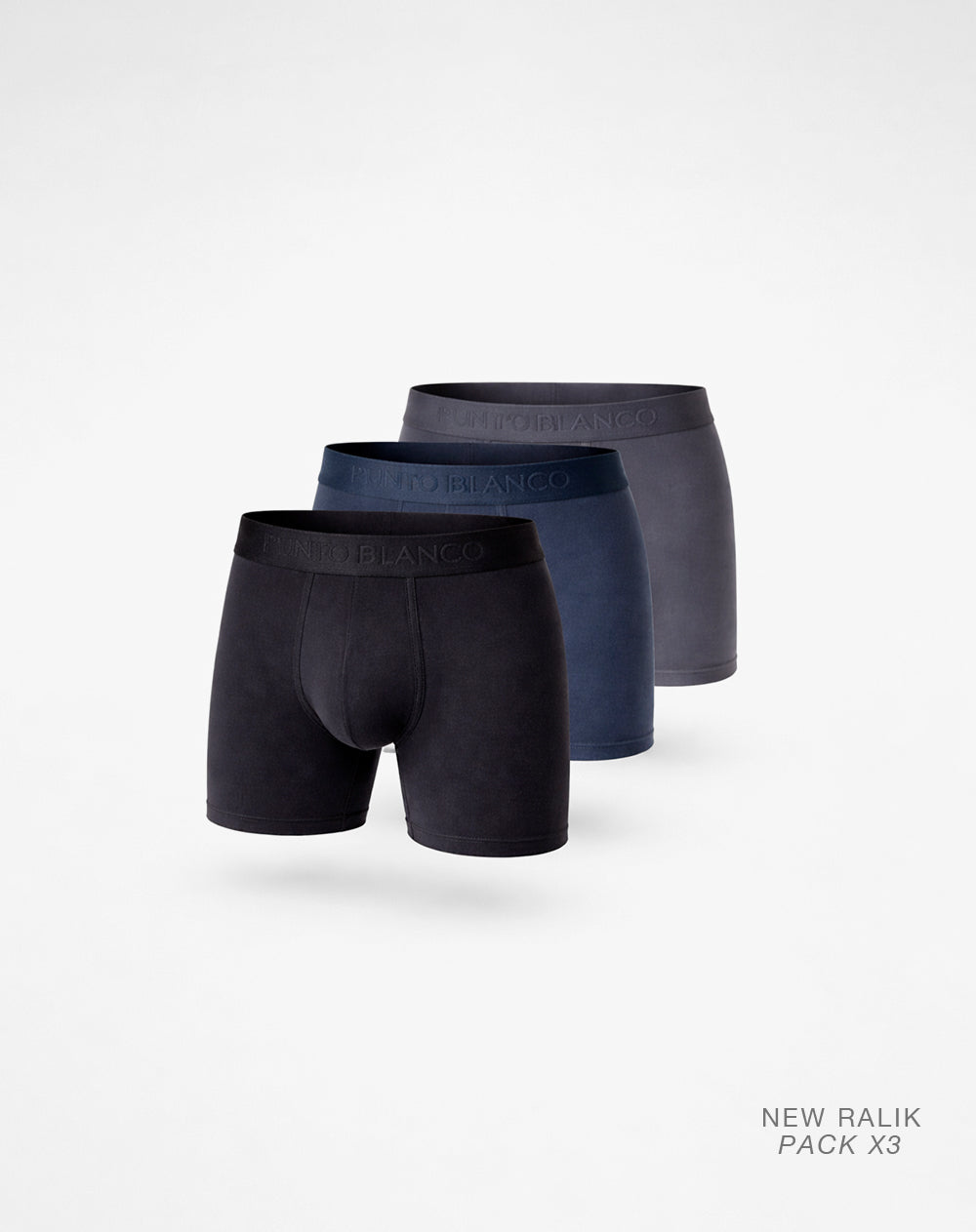 Bóxer deportivo medio microfibra x3unds surtido