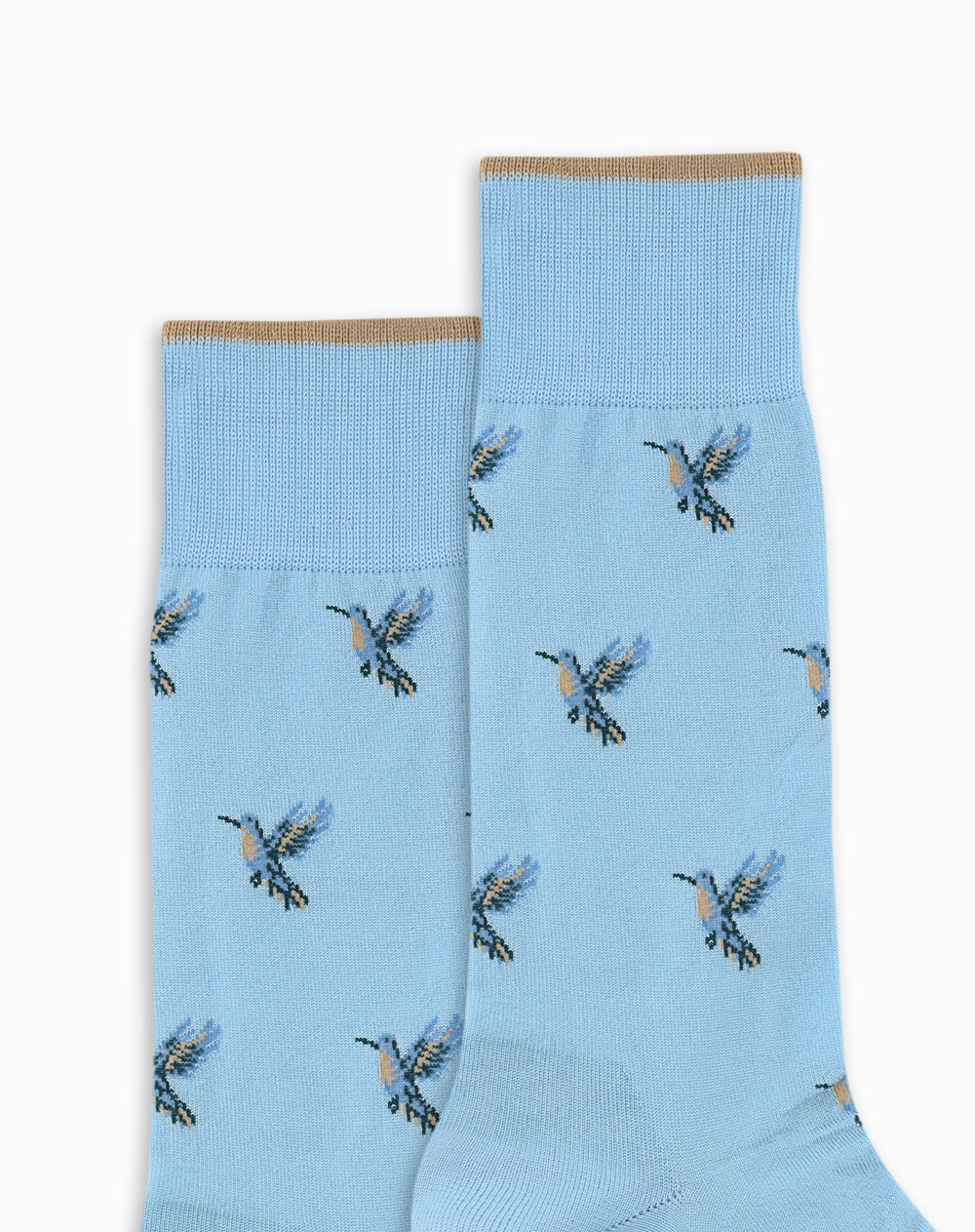 Medias largas azules dibujo