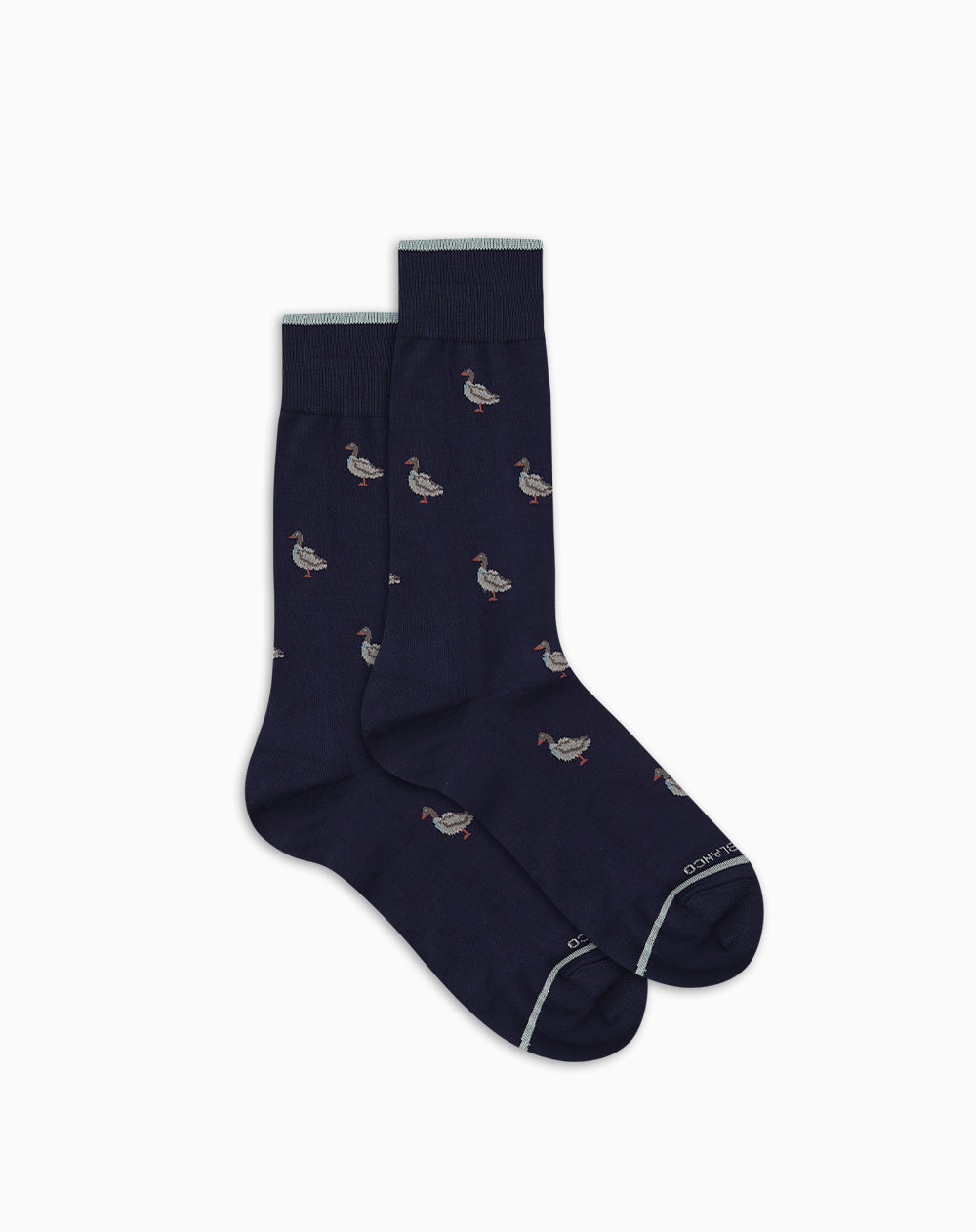 Medias hombre largas azules figura