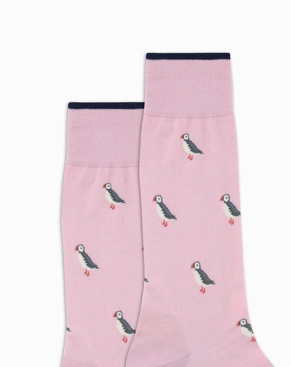 Medias hombre largas rosadas figura