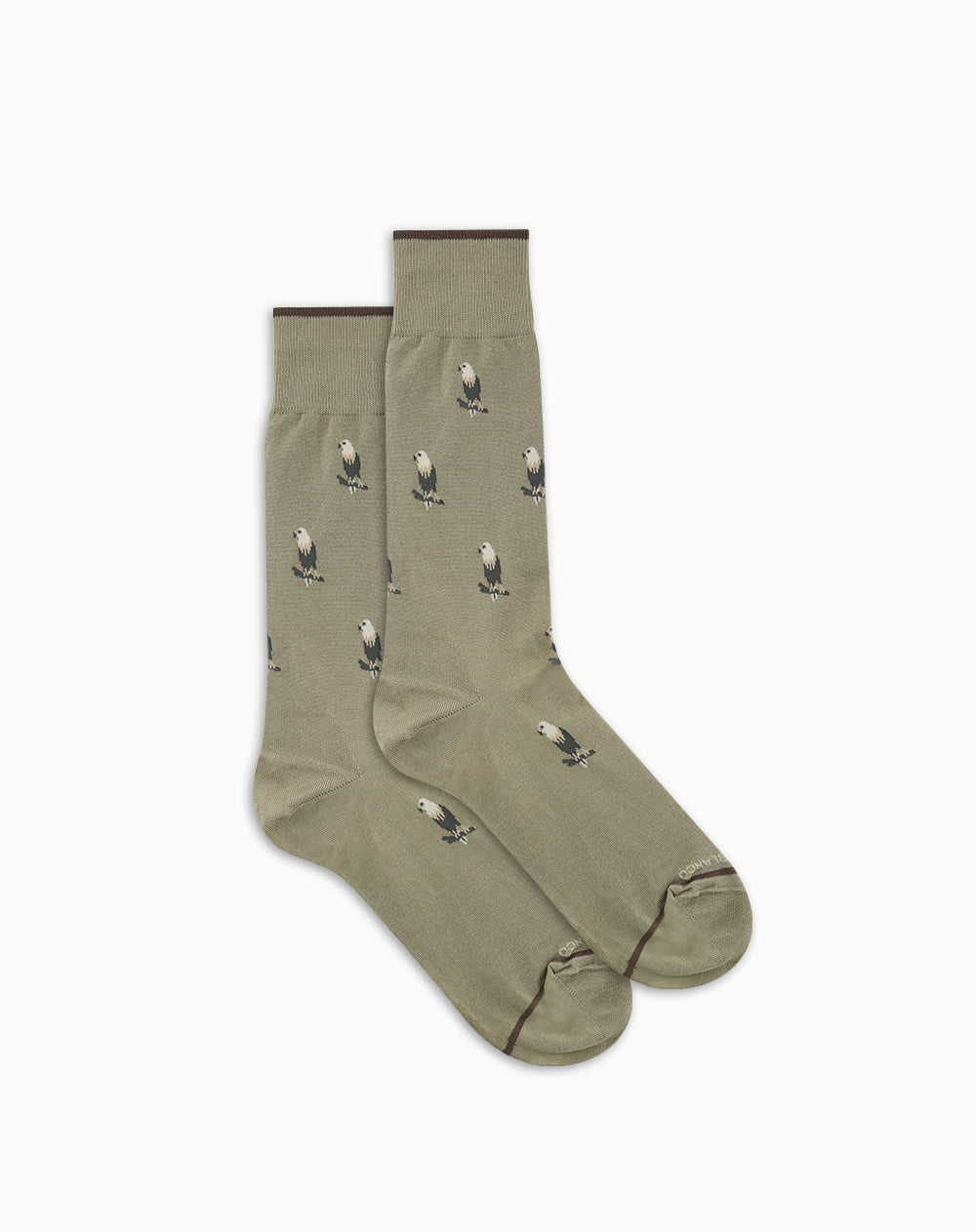 Medias hombre largas verdes figura