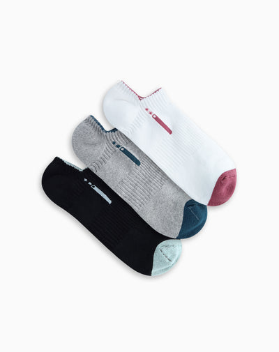 3 pares de medias tobilleras surtido