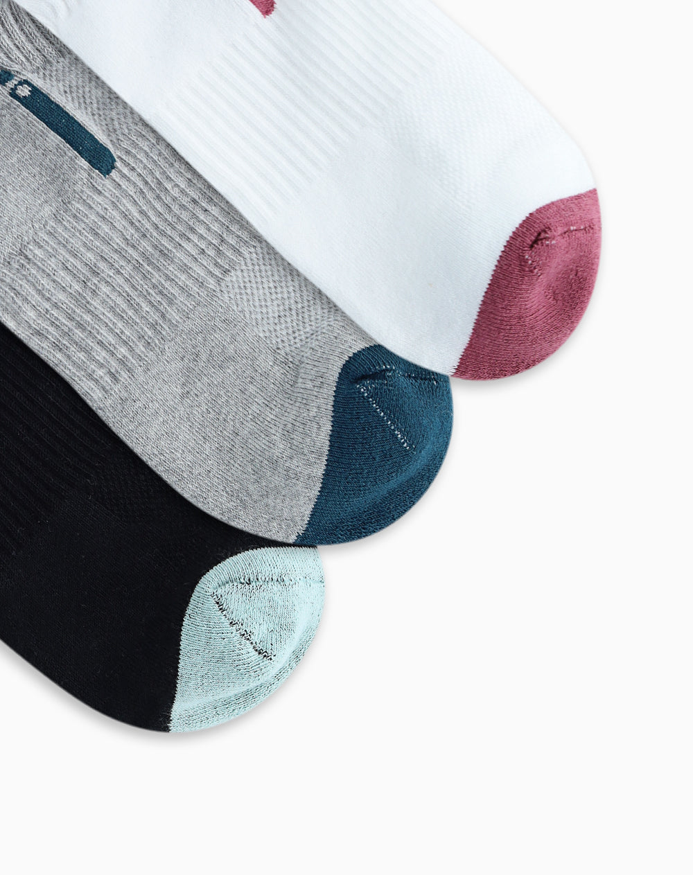 3 pares de medias tobilleras surtido