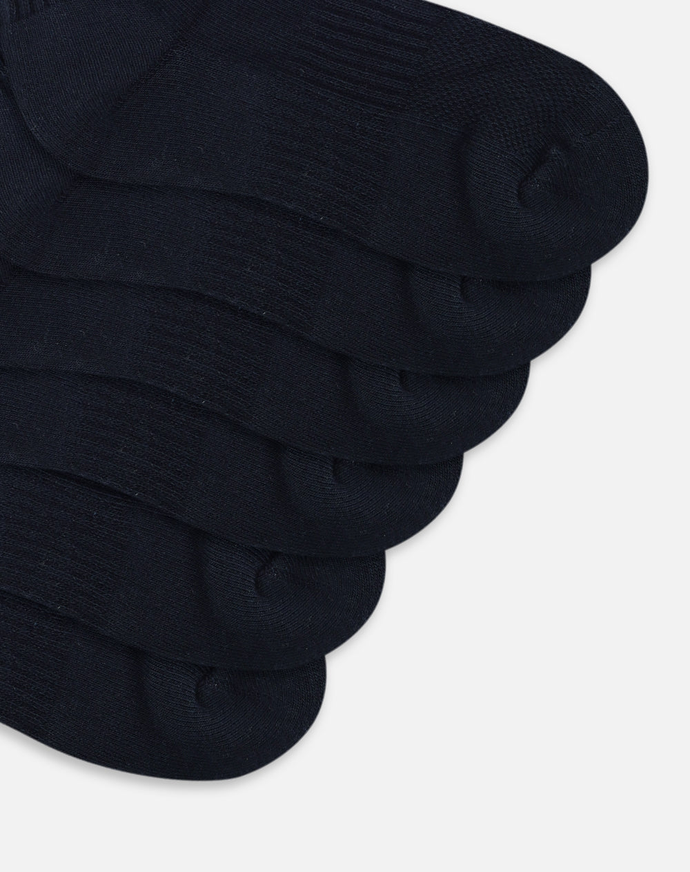 Medias deportivas largas unisex pack x6 negro