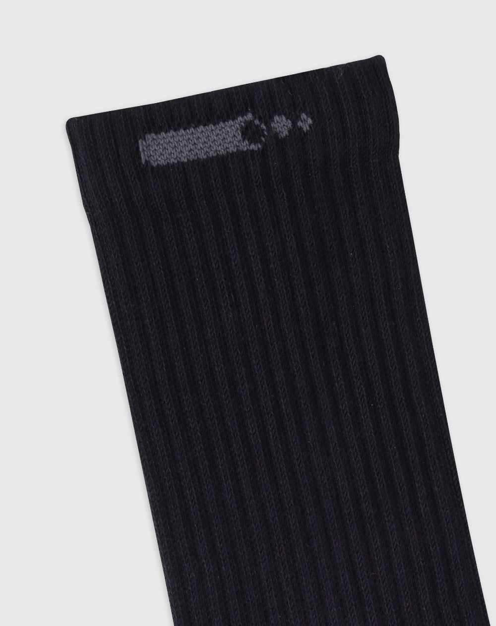 Medias deportivas para hombre largas en algodón pack x6unds negras