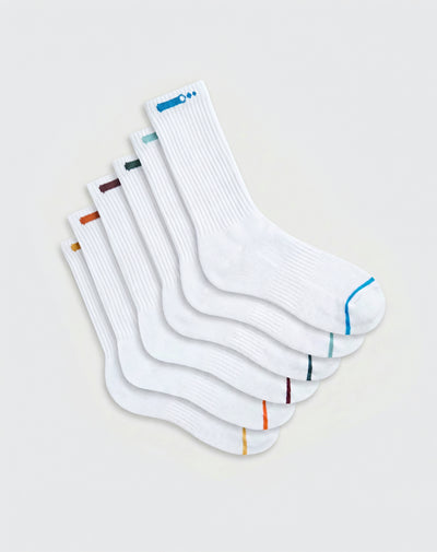Medias deportivas largas unisex pack x6 surtido