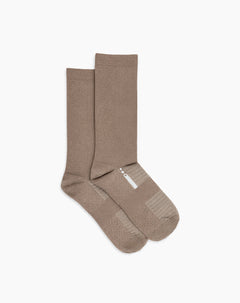 Medias deportivas unisex largas ciclismo café