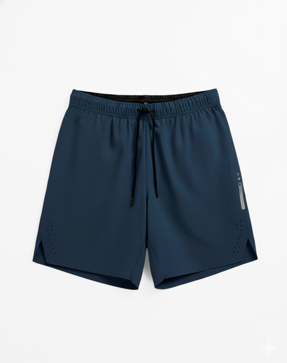 Pantaloneta deportiva ciclista interno azul oscura hombre