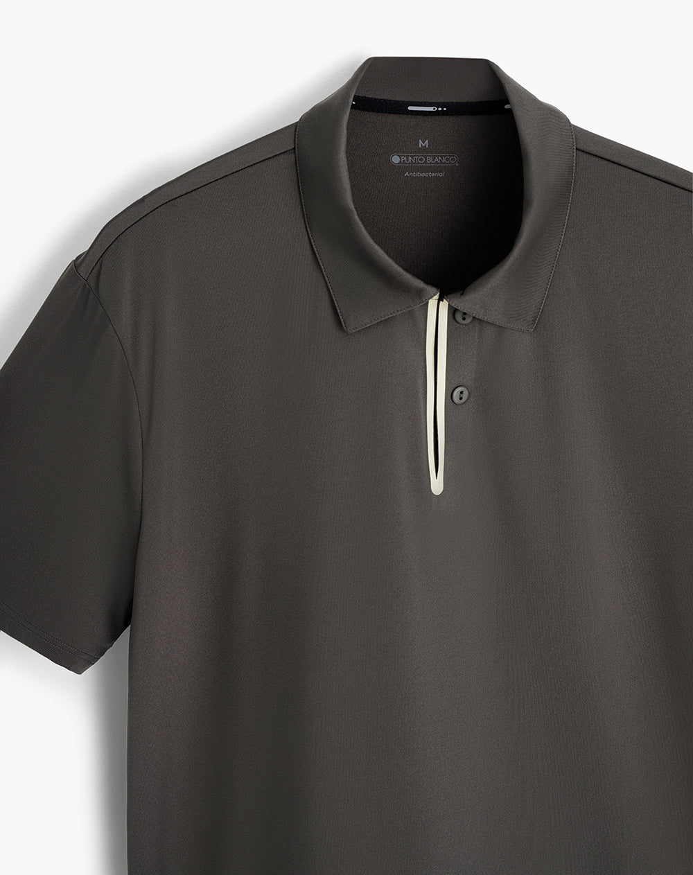 Polo deportiva hombre control humedad verde