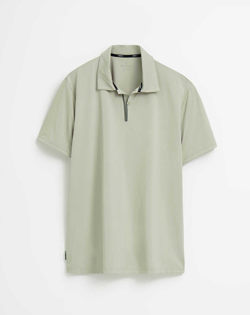 Polo deportiva hombre control humedad verde
