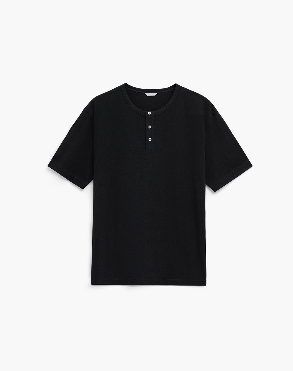 Camiseta regular fit manga corta negra