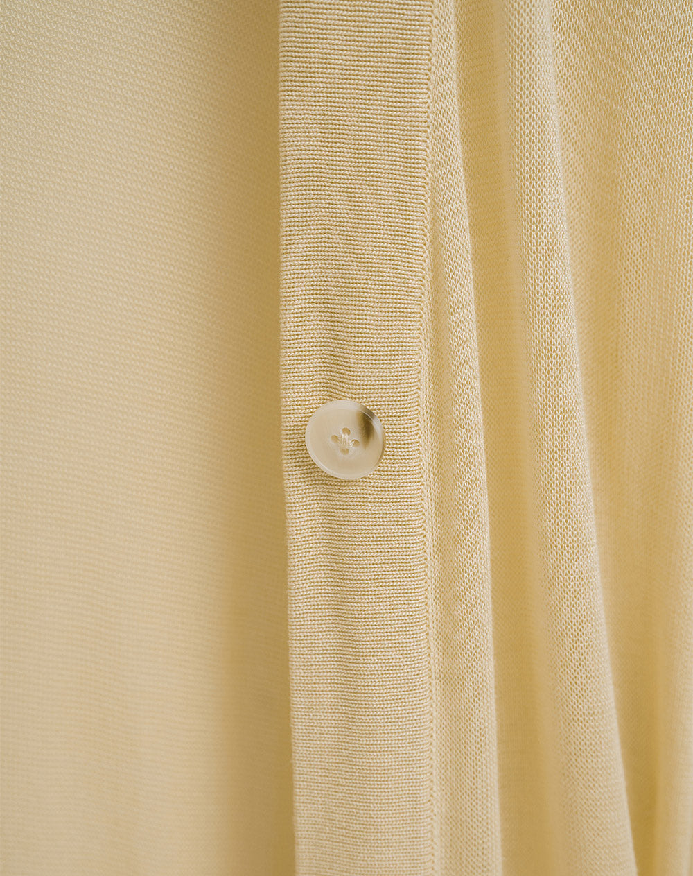 Buzo oversize tejido de punto amarillo mujer