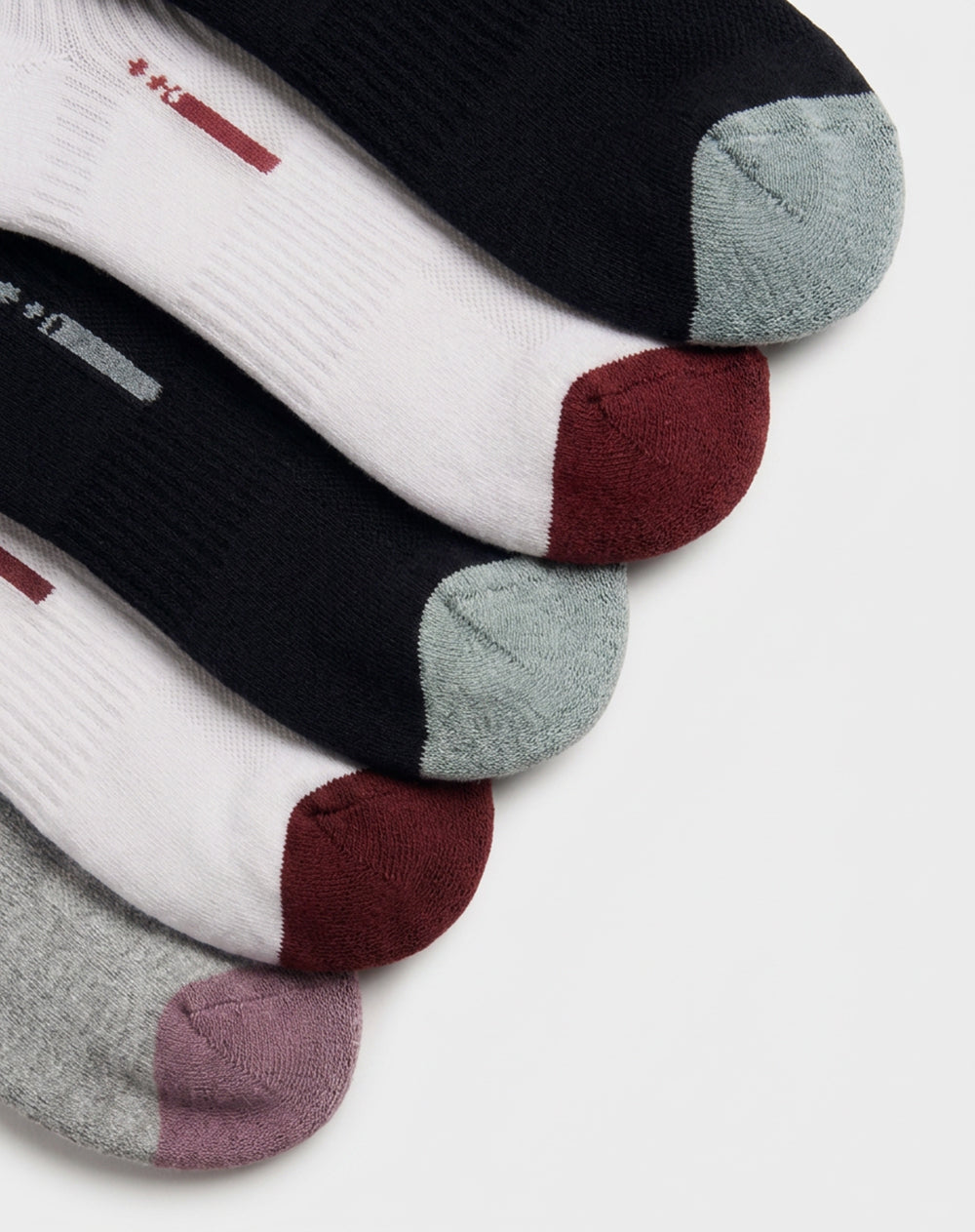 5 pares de medias tobilleras surtido