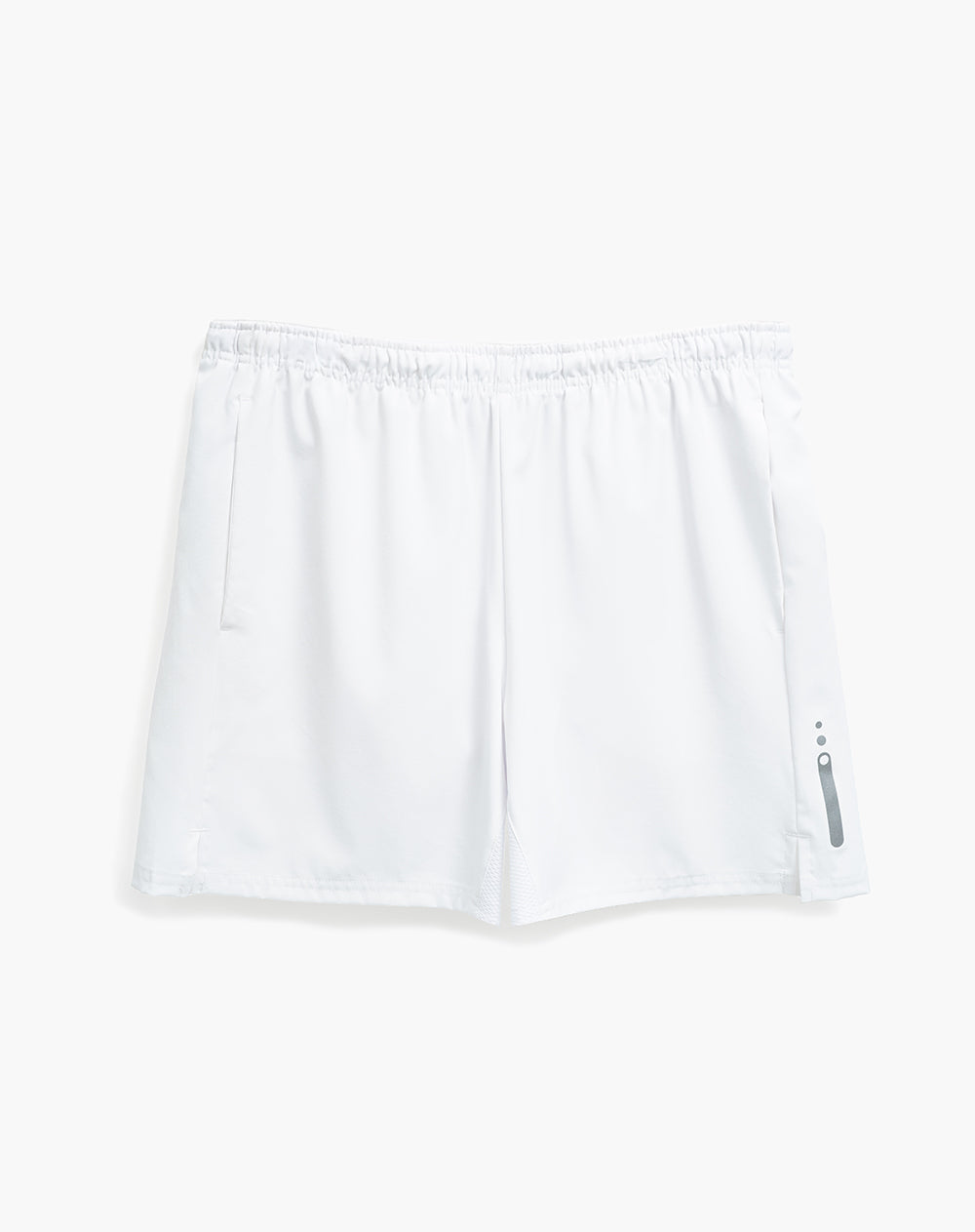 Pantaloneta deportiva malla interna blanca hombre