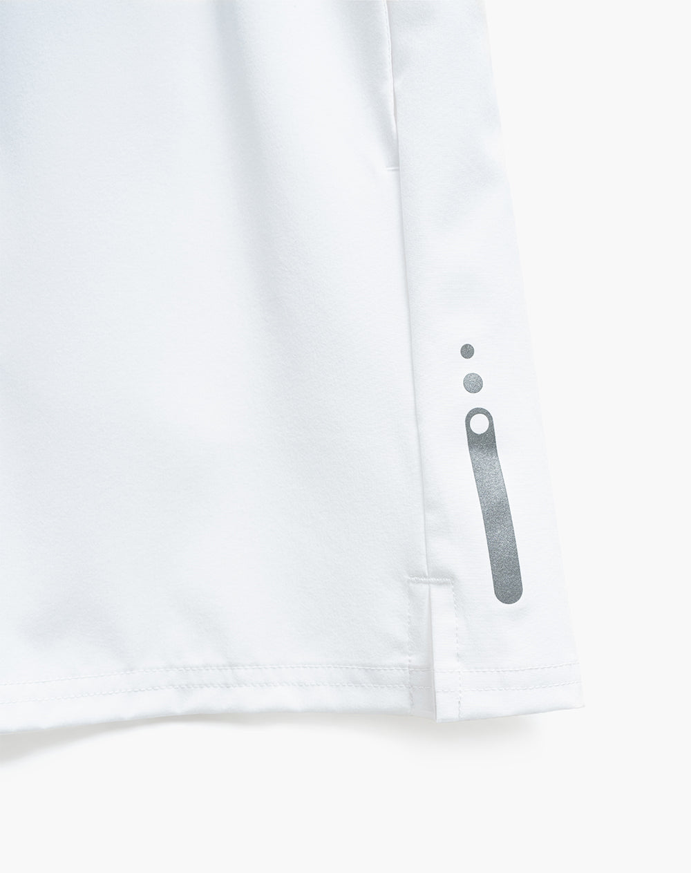 Pantaloneta deportiva malla interna blanca hombre