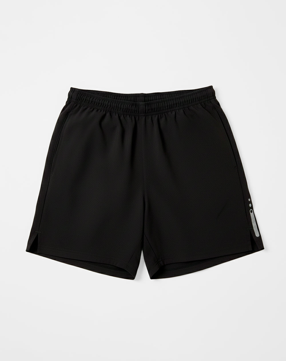 Pantaloneta deportiva malla interna negra hombre