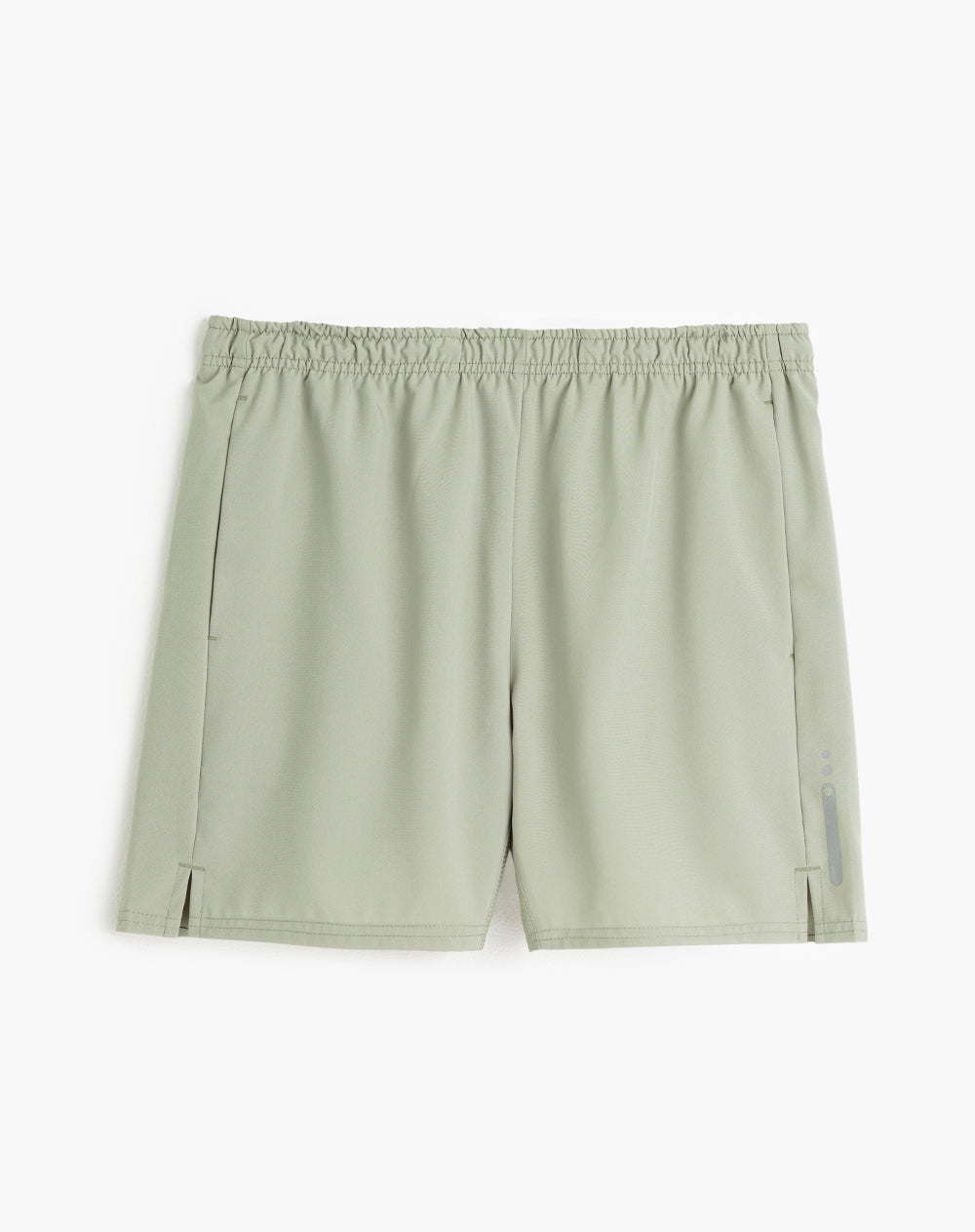 Pantaloneta deportiva malla interna verde hombre