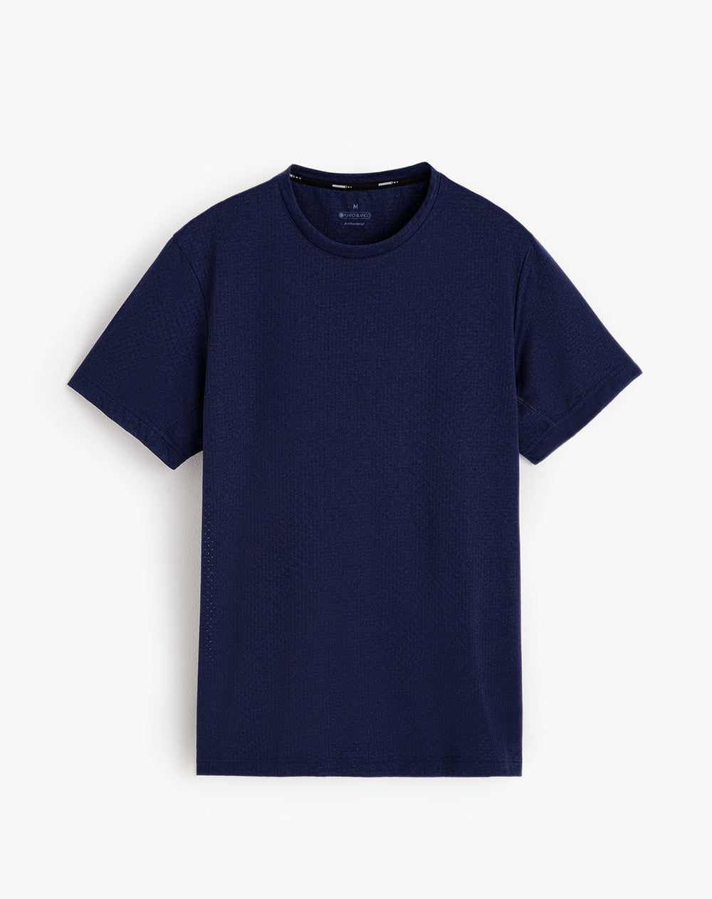 Camiseta deportiva hombre control humedad azul
