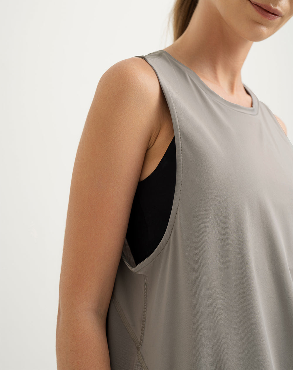 Camiseta regular fit café