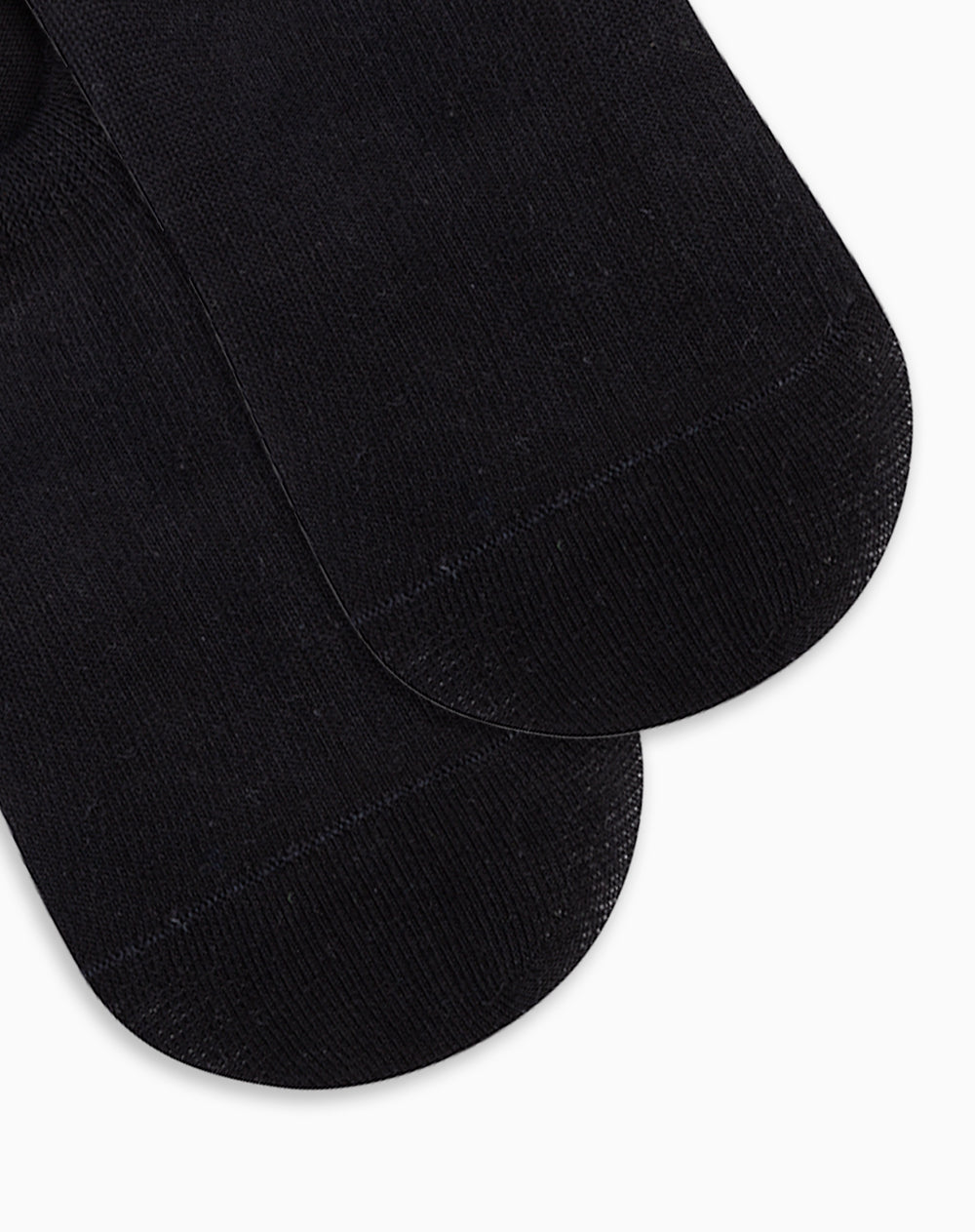 Medias mujer tobillera corta algodón pack x2 negro