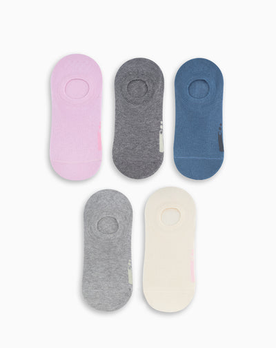 Medias deportivas mujer tobillera corta pack 5 pares surtido